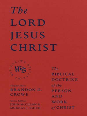 cover image of The Lord Jesus Christ